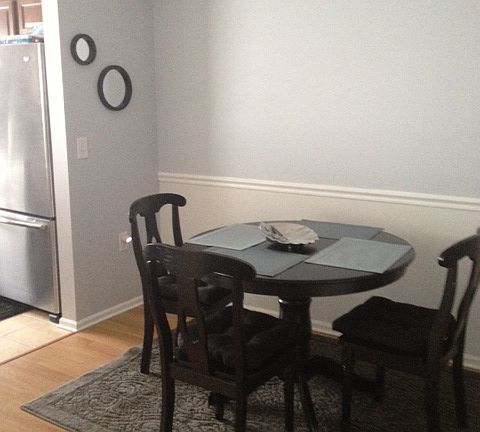 new paint, laminate floors