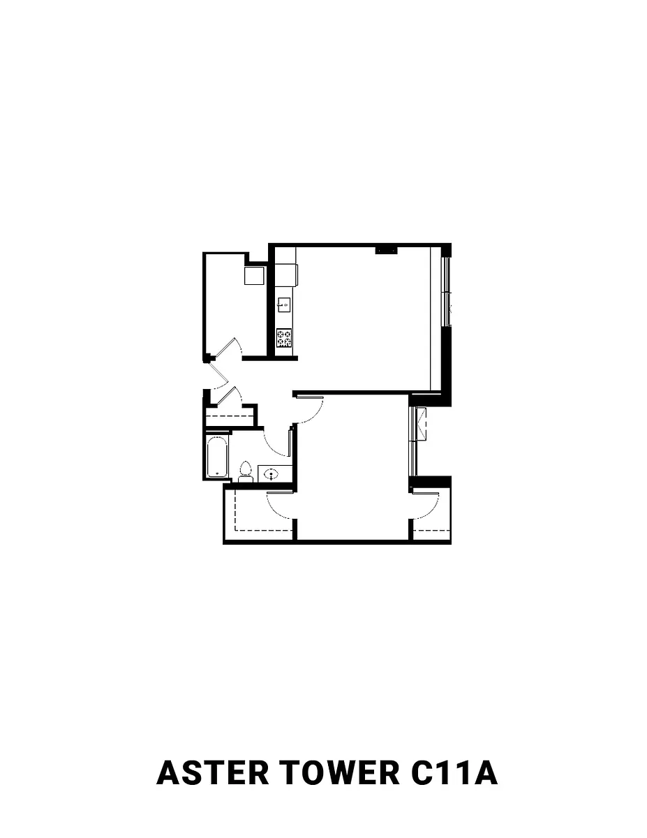 Floor plan Aster C1