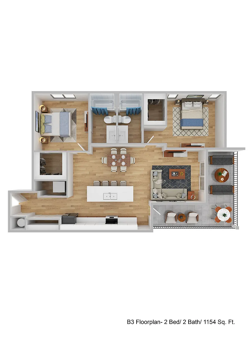 Floor plan B3