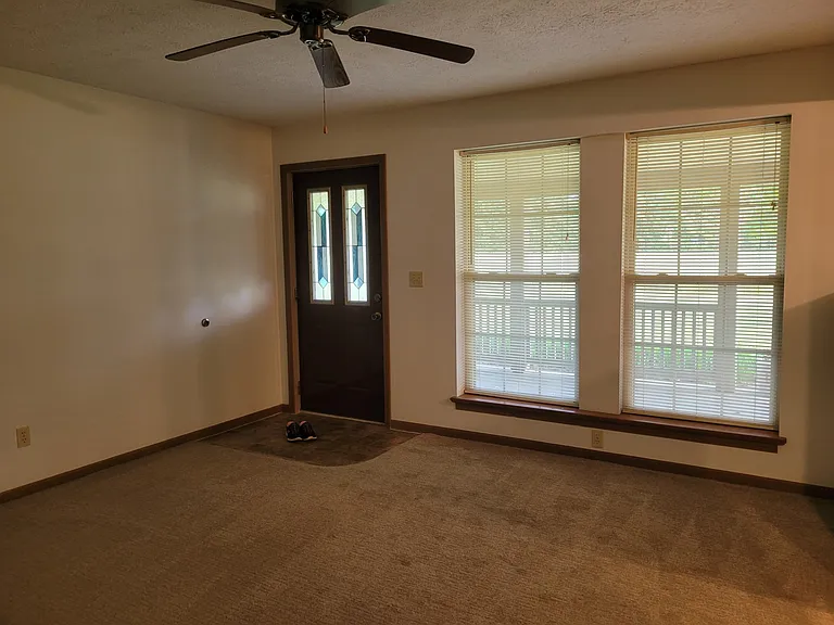 Living room looking out.