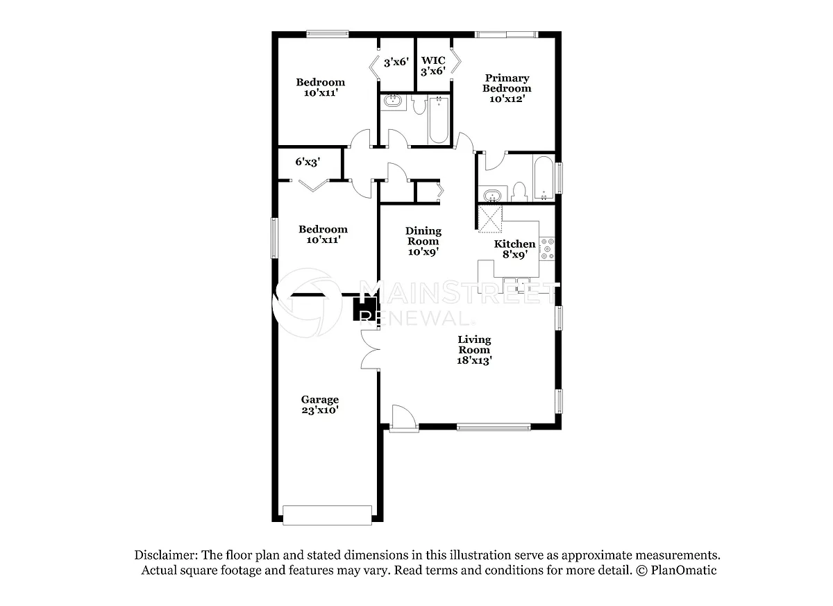 Floor Plan - 9304 Daney St