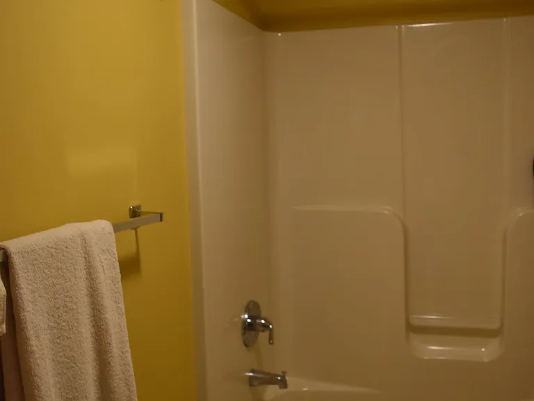 Lower level--tub and shower