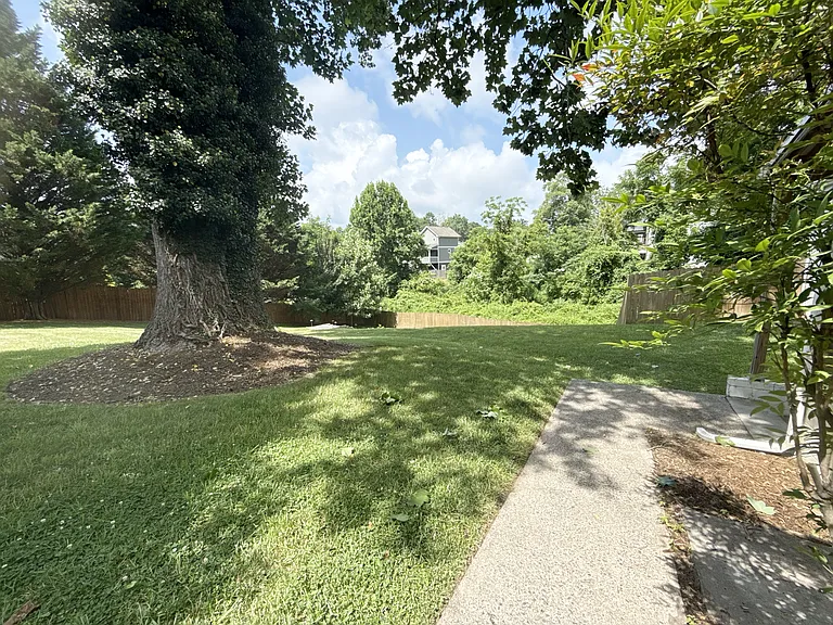Huge yard with lots of room to play or entertain