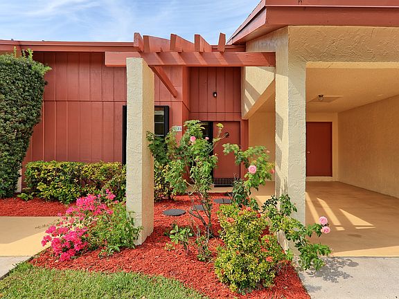 Front of villa