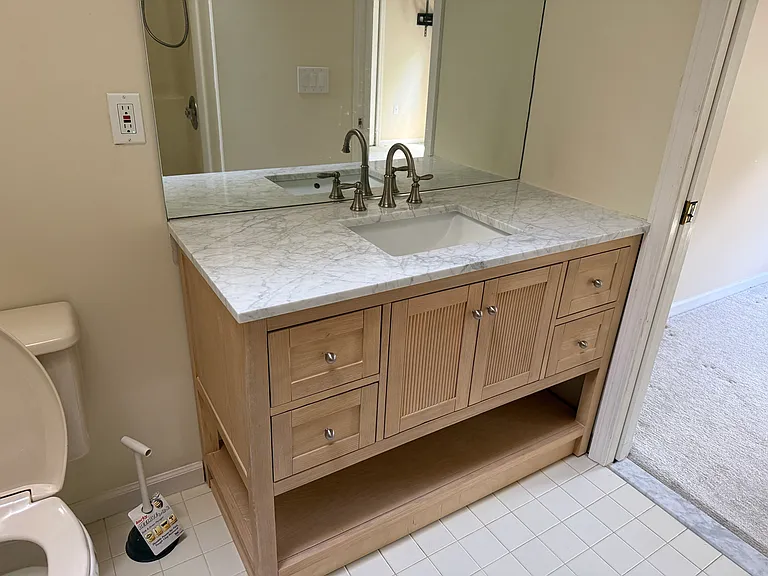 Primary bathroom upstairs
