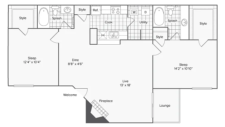 Floor plan Lubbock