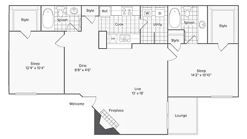 Floor plan Lubbock