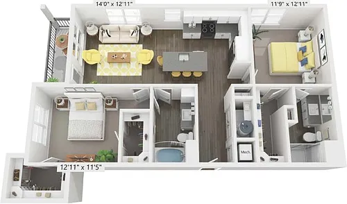 Floor plan Pike