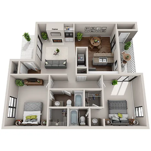 Floor plan The Outrigger