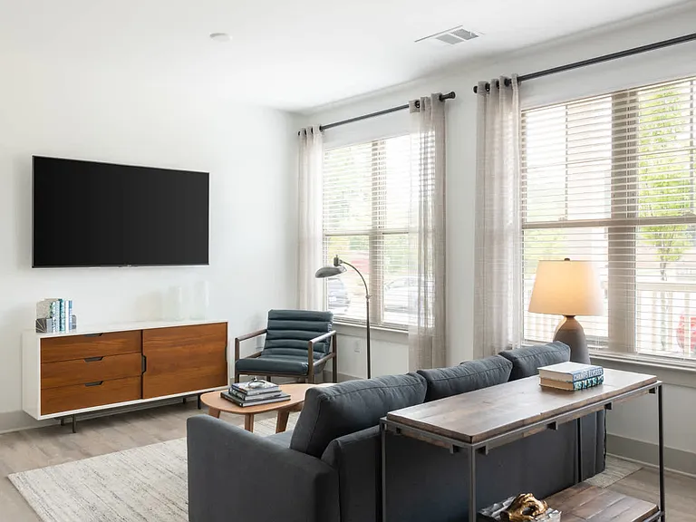 Living Room with Hard Surface Flooring