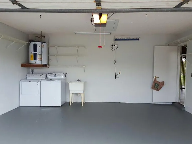 2 Car Garage with Washer Dryer