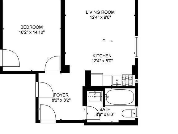 2nd image of 347 W 55th St APT 4E