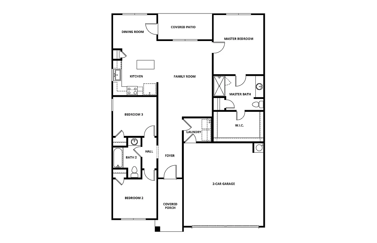 Floor plan Blanco