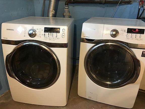 Laundry room in the basement