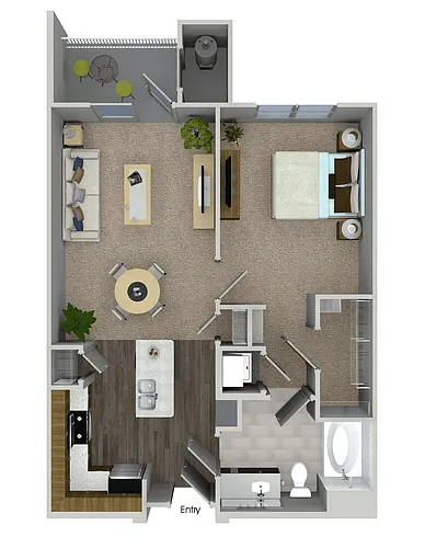 Floor plan mA1A Income Restricted
