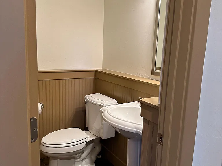 Downstairs half bathroom