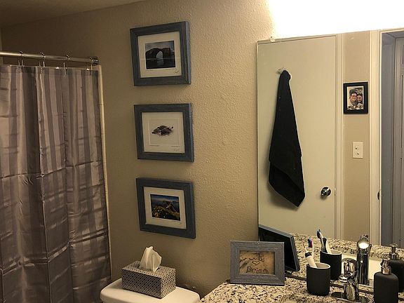 Bathroom with access from main area & bedroom