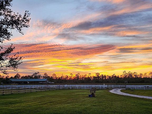 Sunset from front porch