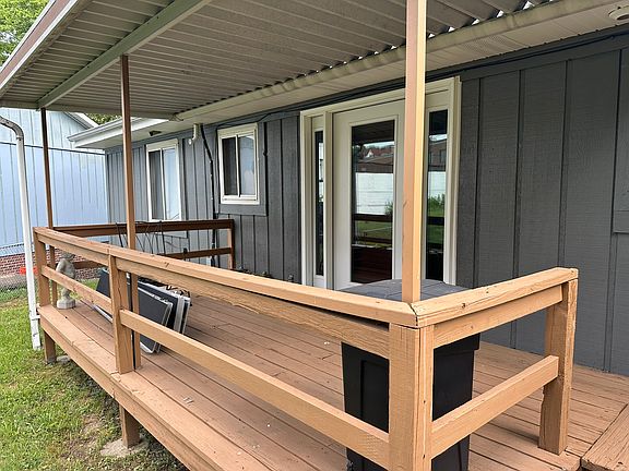 Porch in back yard
