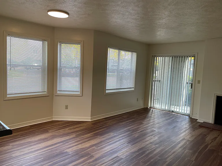 Unit B 1st floor living & dining room