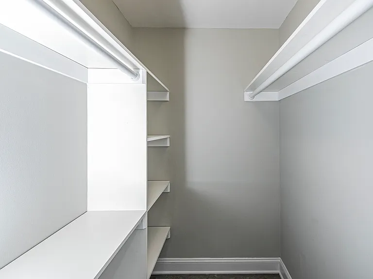 Huge walk-in closets