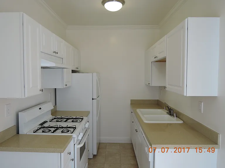 Kitchen with granite counters