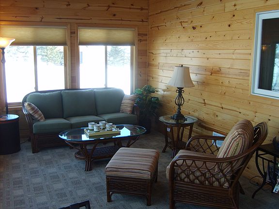 Spacious porch