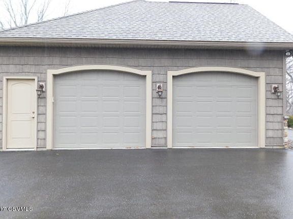 Rear side of garage