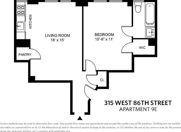 2nd image of 315 W 86th St APT 9E