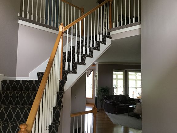New carpet on stairs