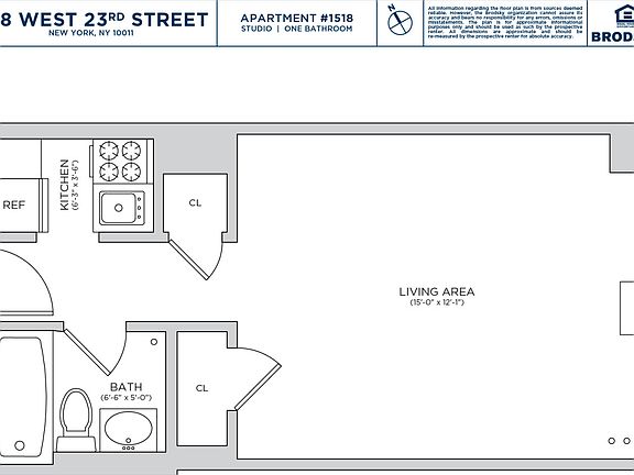 2nd image of 208 W 23rd St APT 1118