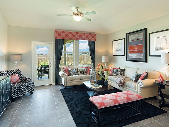 The living areas is perfect for game nights.