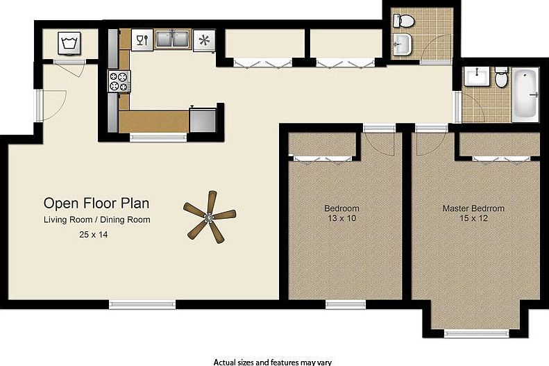 1st image of 611 S Ennis St APT 1