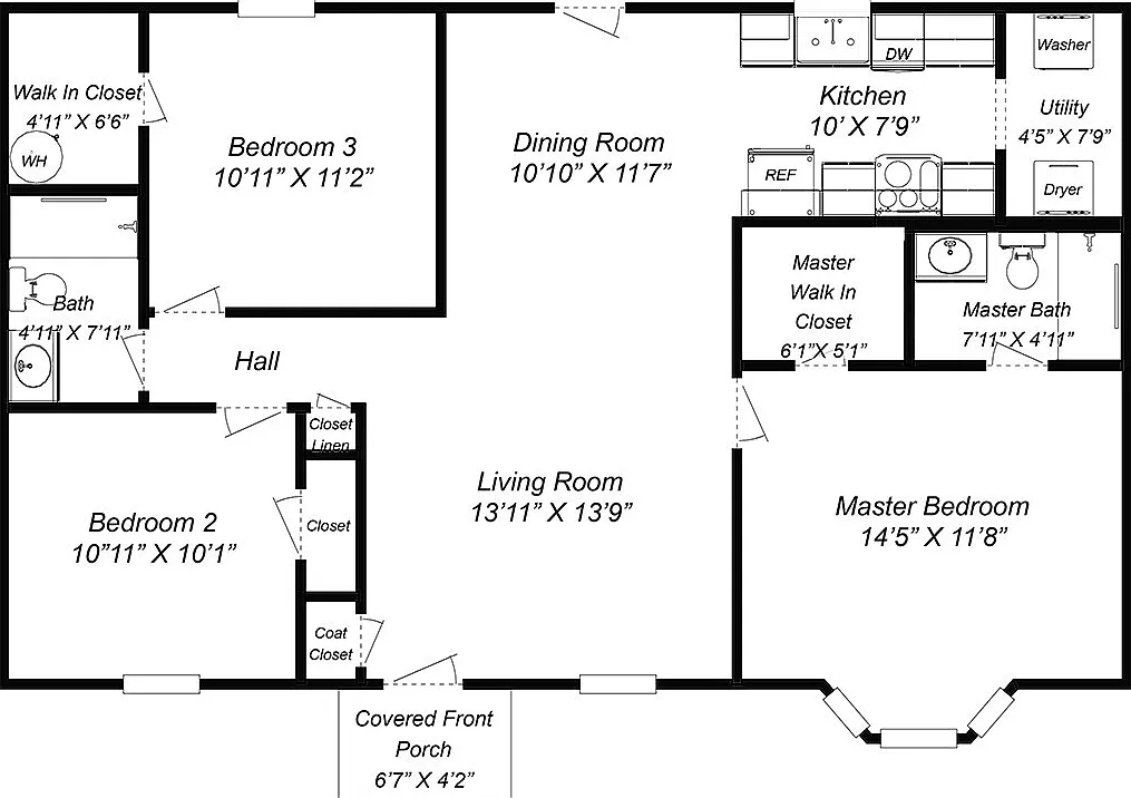 3 bed, 2.0 bath, 1132 sqft, $1,700 — Photo 2
