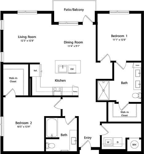 Floor plan B3
