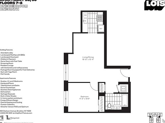 2nd image of 350 Clarkson Ave APT 710