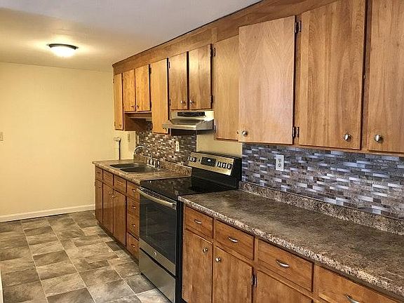 New kitchen floor and back splash