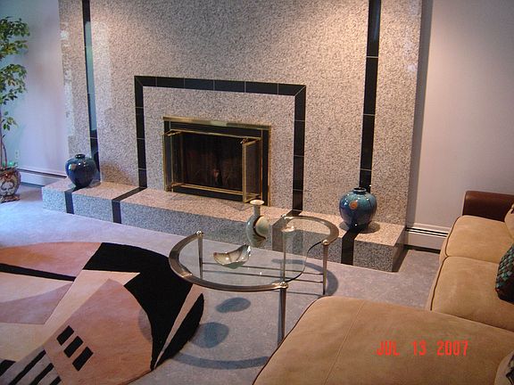 Granite Fireplace