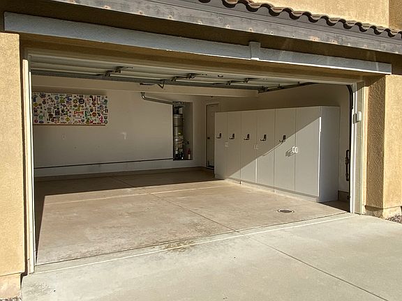 Garage (2-car) cabinets both sides and rear