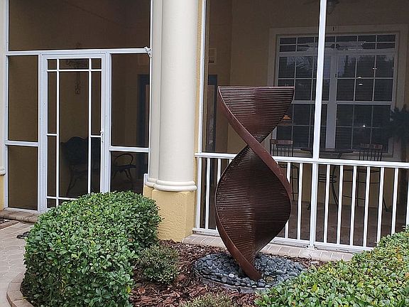 Water feature/screened porch