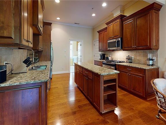 Open concept kitchen.