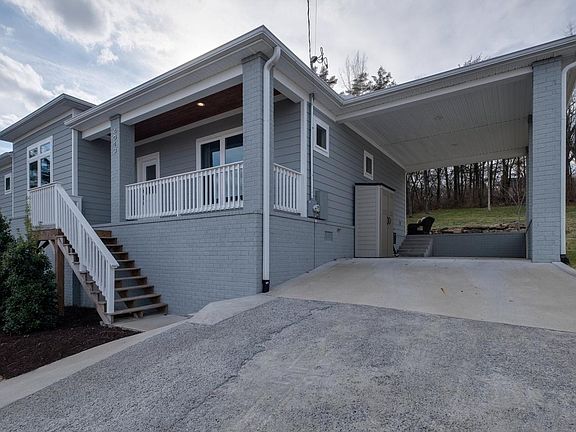 Driveway and carport