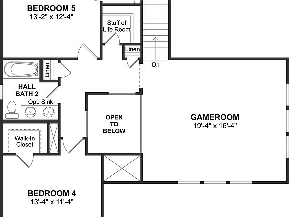 second floor
