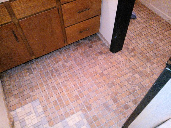 new tile flooring