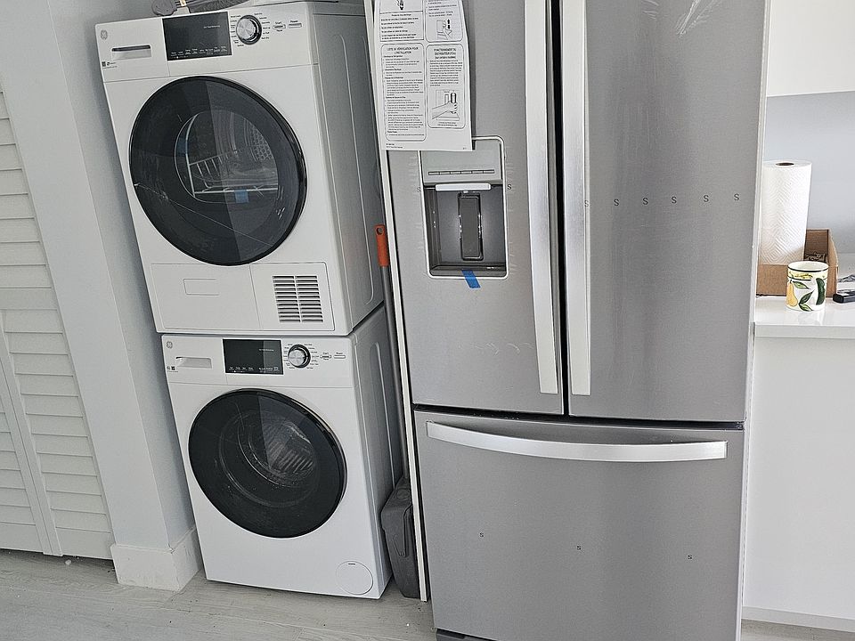Extra large refrigerator. Your own private washer and dryer.