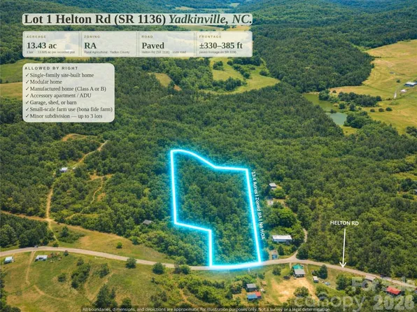 00-00 Helton Rd Lot 1, Yadkinville, NC 27055