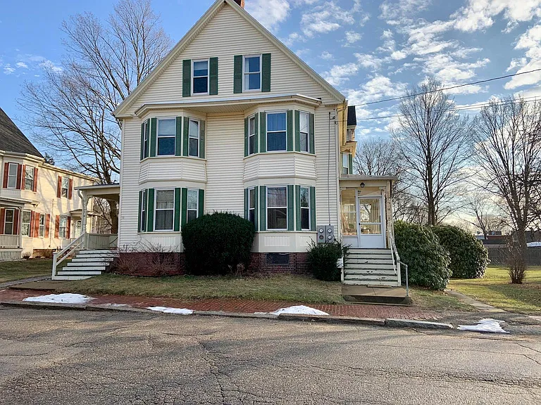 Left side of this duplex is the one available. Off Street parking is to the right of the duplex not shown in photo.