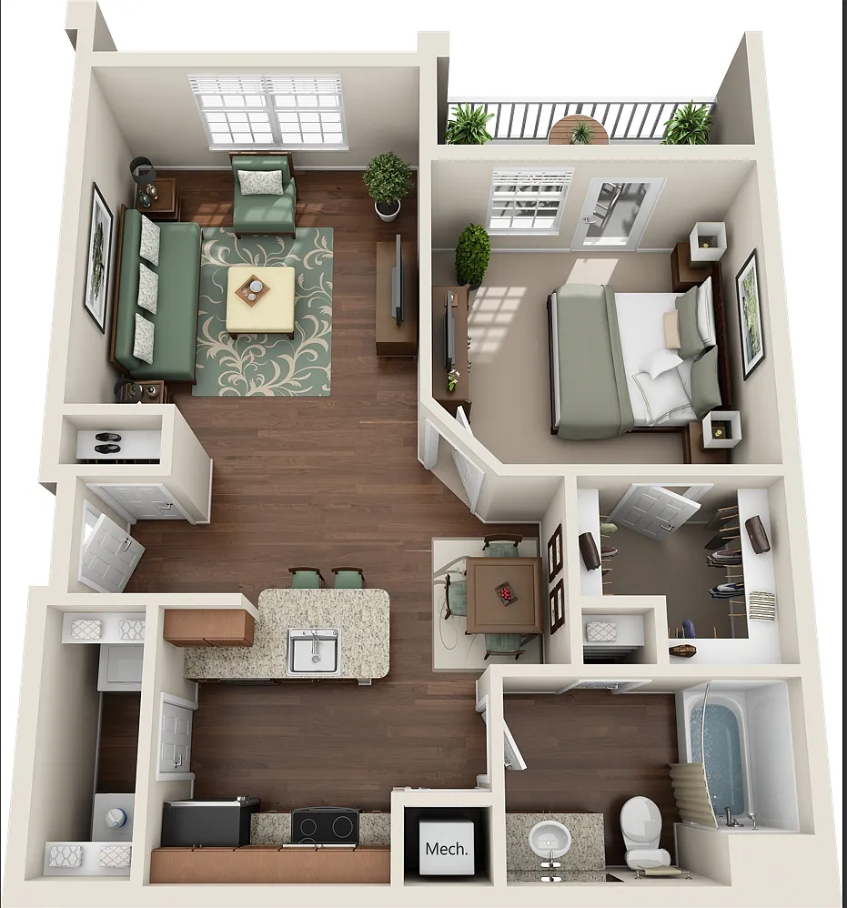 Floor plan A2-B12