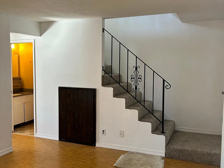 stairs leading up to 2nd floor.