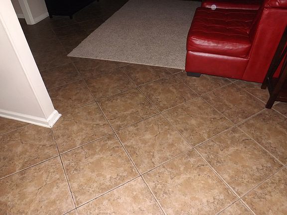 18" tile floors